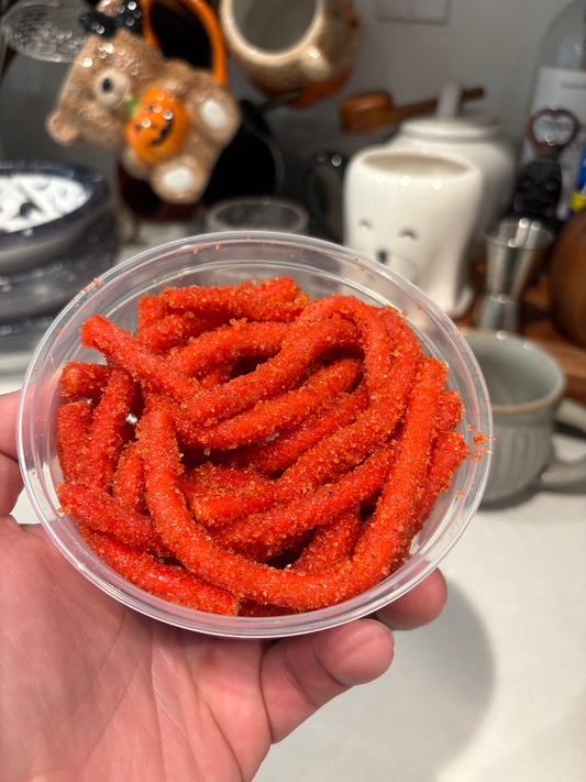 Chamoy Strawberry Straws
