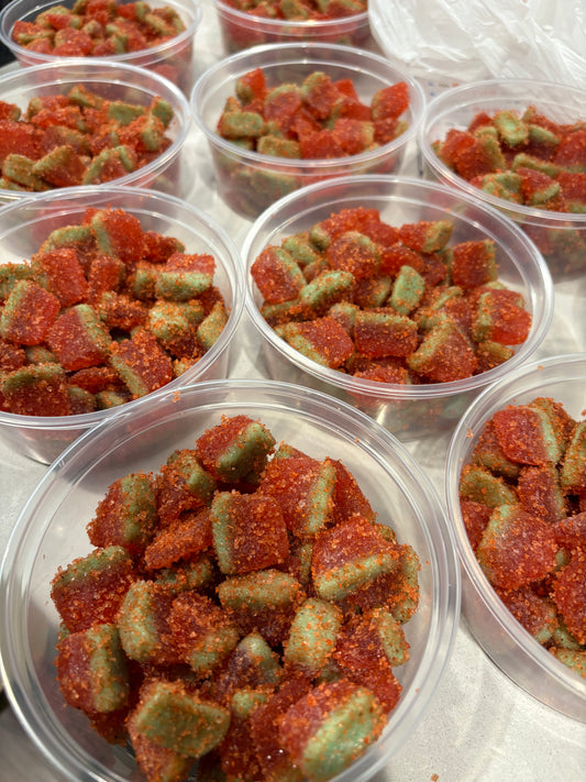 Chamoy Watermelon slices